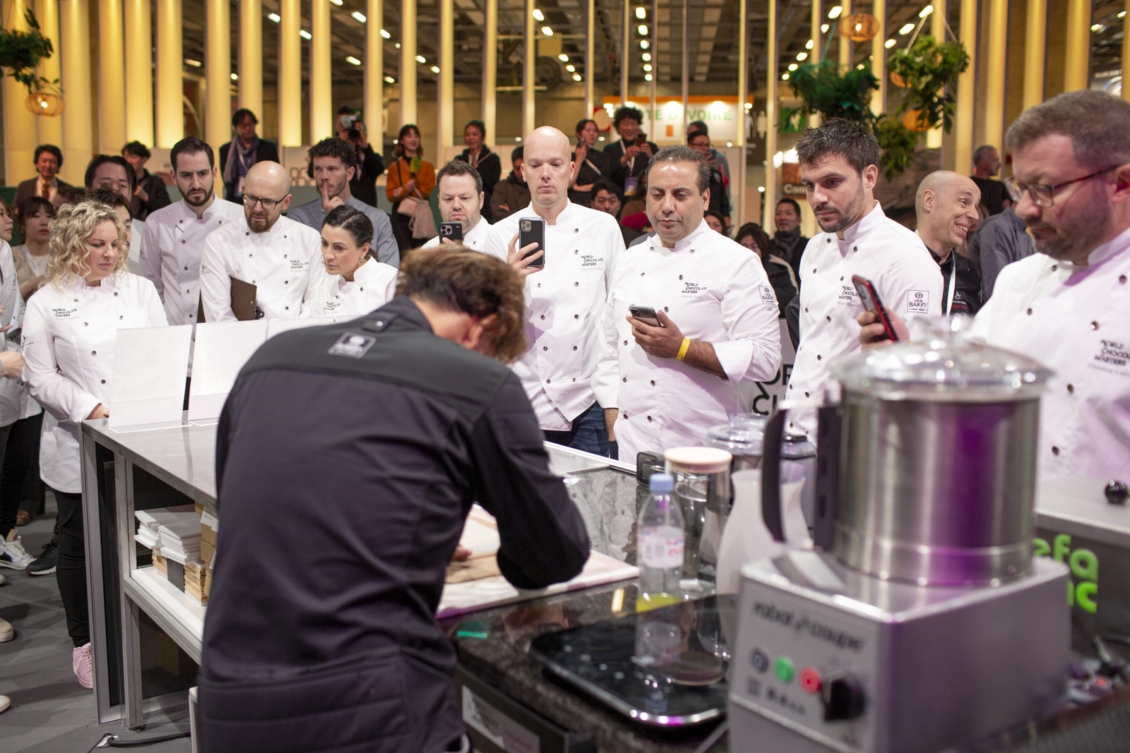 WORLD CHOCOLATE MASTERS 2022の大会実演風景